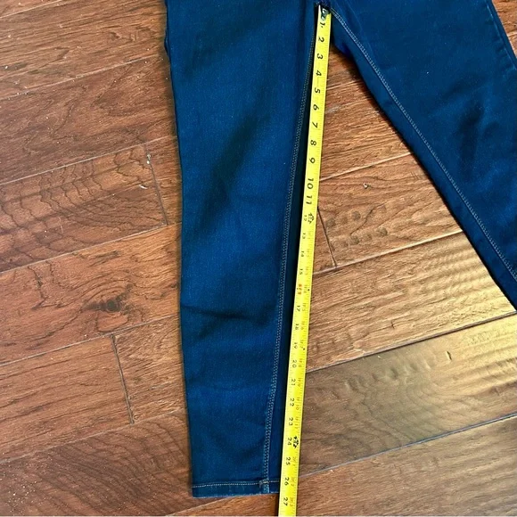 Curve Appeal Dark Blue Stretchy Jeans - Picture 4 of 4